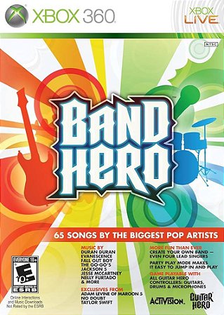 Jogo Band Hero - Xbox 360 - Usado