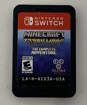 Jogo Minecraft Story Mode The complete Adventure (Sem Capa) - Nintendo Switch - Usado