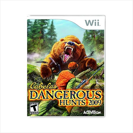 Jogo Cabela's Dangerous Hunts 2009 - Wii - Usado