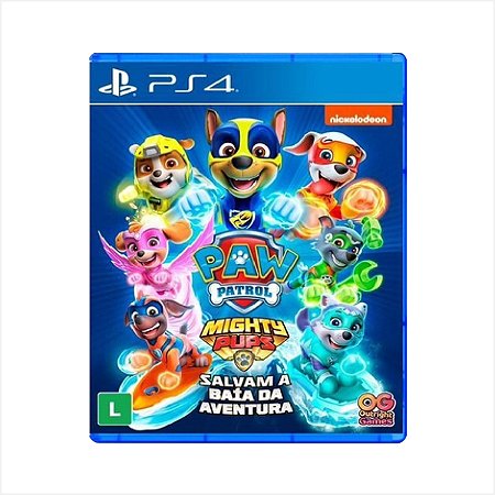 Jogo Patrulha Canina Super Filhotes Salvam A Baía Da Aventura - PS4 - Usado