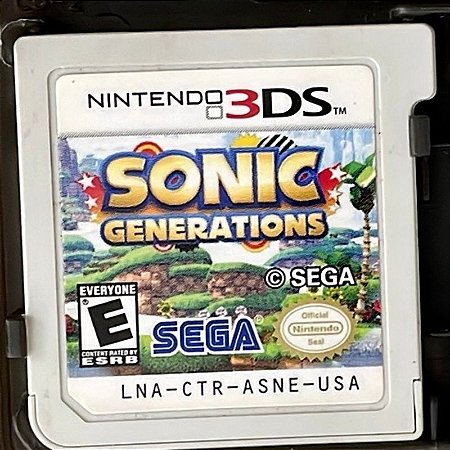 Jogo Sonic Generations (Sem Capa) - Nintendo 3DS - Usado
