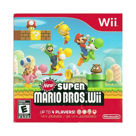 Jogo New Super Mario Bros (Capa Papelão) - Wii - Usado