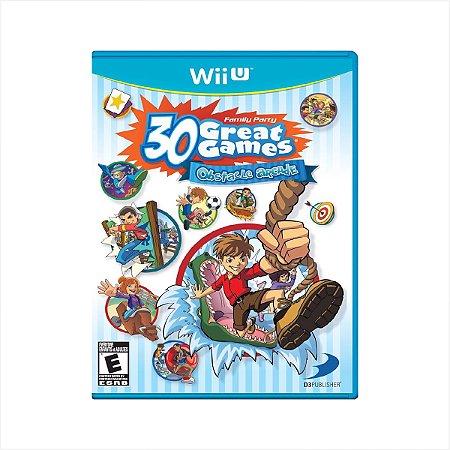 Jogo Family Party 30 Great Games Obstacle Arcade - WiiU - Usado