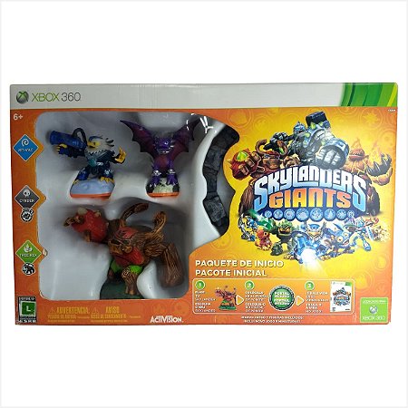 Kit Skylanders Giants (Bonecos + Base + Caixa e Sem o Jogo) - Xbox 360 - Usado