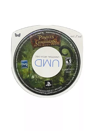 Jogo Pirates Of The Caribbean Dead Mans Chest (Sem Manual) - PSP - Usado