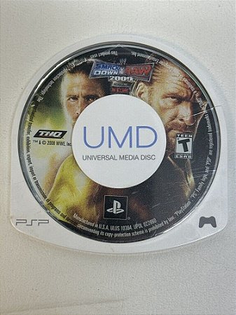 Jogo Smack Down Vs Raw 2009 (Sem Capa) - PSP - Usado