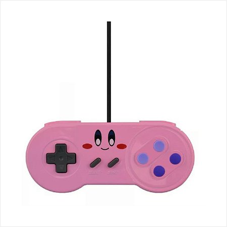 Controle Kirby Rosa - Super Nintendo - Usado