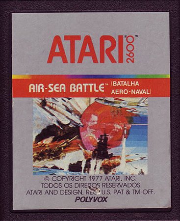 Jogo Air-Sea Battle (Batalha Aero-Naval) - Atari - Usado