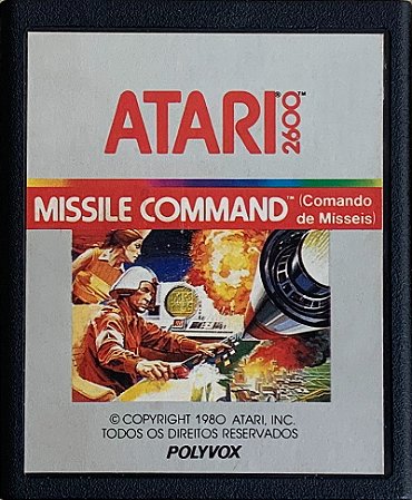 Jogo Missile Command (Comando de Mísseis) - Atari - Usado