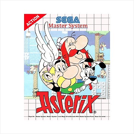 Jogo Asterix (Com caixa) - Master System (Usado)