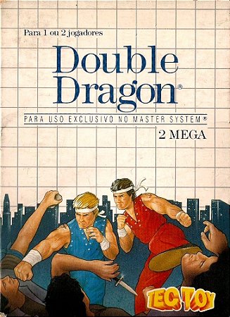 Jogo Double Dragon (Com caixa) - Master System - Usado