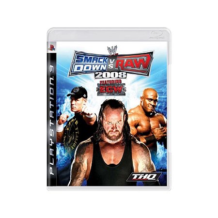 Jogo WWE SmackDown VS Raw 2008 - Usado -  PS3