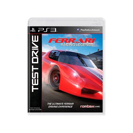 Jogo Test Drive: Ferrari Racing Legends - PS3 - Usado