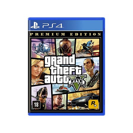Jogo Grand Theft Auto V Premium Edition (GTA V) - PS4