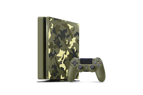 Console Ps4 Slim 1tb Limited Edition Call Of Duty Wwii (C/Caixa) - Usado
