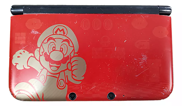 Console Nintendo 3DS XL ed. New Super Mario Bros (S/Caneta) - Usado