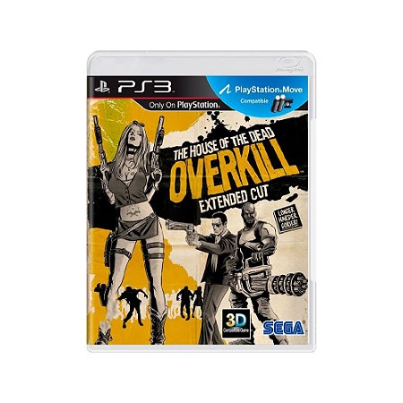 Jogo The House of the Dead Overkill Extended Cut - PS3 - Usado