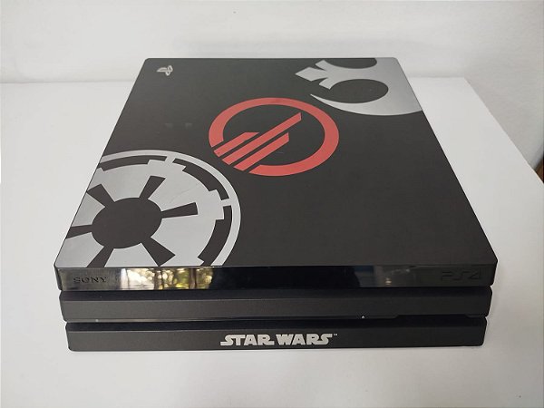 Console PS4 PRO 1TB (Ed. Star Wars e Controle Personalizado) - Usado