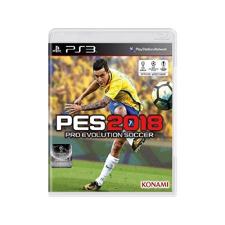 Jogo Pro Evolution Soccer 2018 (PES 18) - PS3 - Usado*
