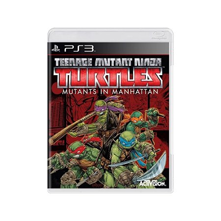 Jogo Teenage Mutant Ninja Turtles Mutants in Manhattan Usado PS3