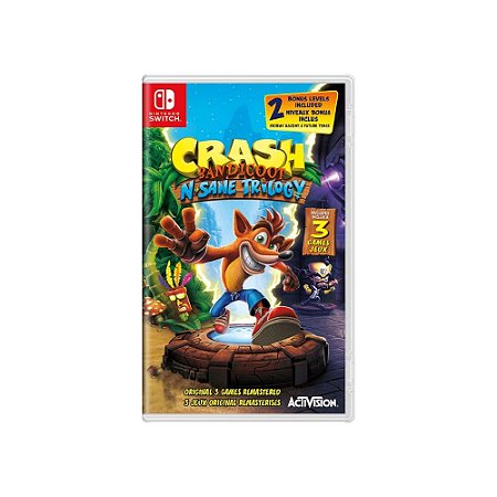 Jogo Crash Bandicoot N. Sane Trilogy - Switch