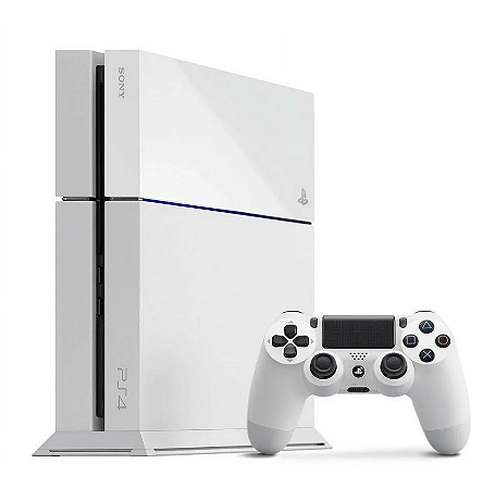 Console Ps4 Fat 500gb Branco - Usado