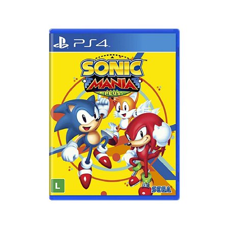Jogo Sonic Mania Plus - PS4