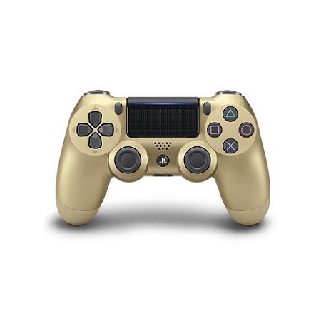 Controle Sony Dualshock 4 Gold sem fio - PS4