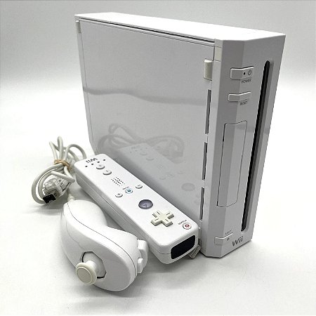 Console Nintendo Wii Branco + (super Mario Galaxy 2) - Usado