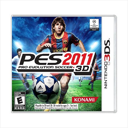 Jogo Pro Evolution Soccer 2011 3D - Nintendo 3DS - Usado