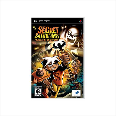 Jogo The Secret Saturdays Beasts Of The 5th Sun - PSP - Usado