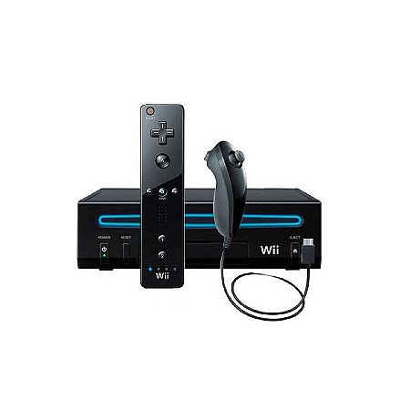 Console Nintendo Wii Preto (Com caixa) - Usado