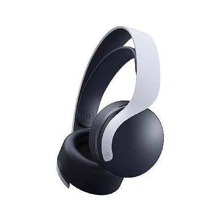Headset Sem Fio Pulse 3D branco e preto - PS5 - Usado