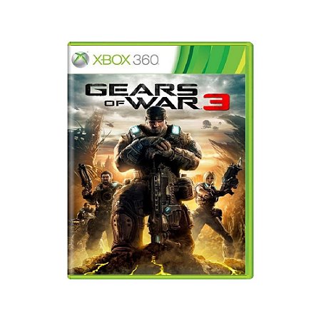 Jogo Gears of War 3 - Xbox 360 - Usado*