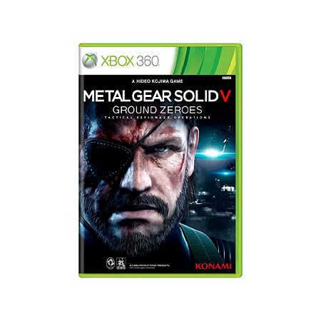 Jogo Metal Gear Solid V: Ground Zeroes - Xbox 360 - Usado*