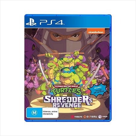 Jogo Teenage Mutant Ninja Turtles Shredders Revenge - PS4 - Usado