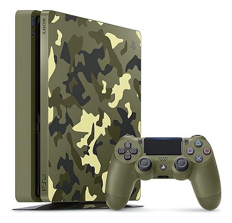 Console Ps4 Slim 1tb Edição Call Of Duty WWII + Jogo - Usado