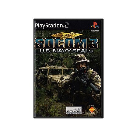 Jogo SOCOM 3  U.S. Navy Seals - PS2 - Usado