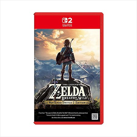 Jogo The legend Of Zelda Breath Of The Wild (Case Quebrada) - Nintendo Switch 2 - Usado