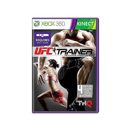 Jogo UFC Trainer The Ultimate Fitness System - Xbox 360 - Usado