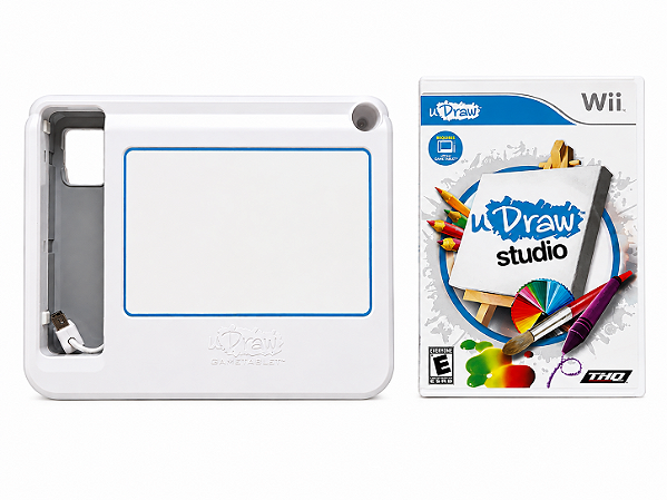 Jogo uDraw Studio + GameTablet - Wii - Usado