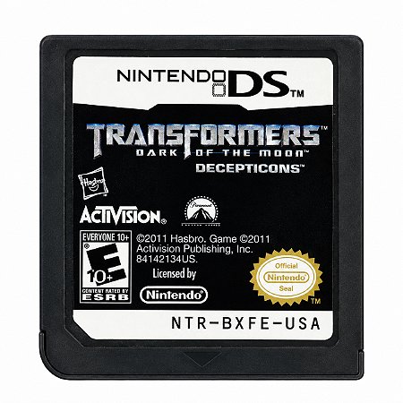 Jogo Transformers Dark Of The Moon Decepticons (Sem Capa) - Nintendo DS - Usado