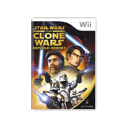 Jogo Star Wars The Clone Wars: Republic Heroes - WII - Usado