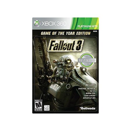 Jogo Fallout 3 Game Of The Year Edition - Xbox 360 - Usado