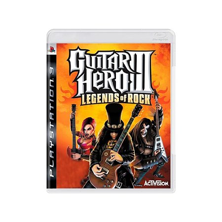 Jogo Guitar Hero III Legends Of Rock - PS3 - Usado*
