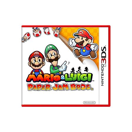 Jogo Mario & Luigi: Paper Jam - Usado -  3DS