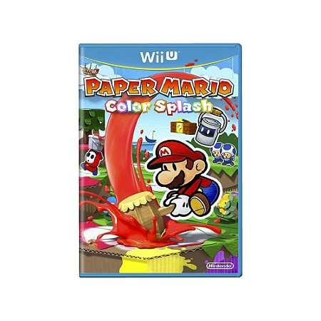 Jogo Paper Mario: Color Splash - Usado -  Wii U
