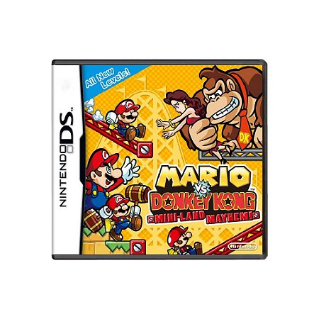 Jogo Mario Vs Donkey Kong: Mini-land MayHem! - DS - Usado