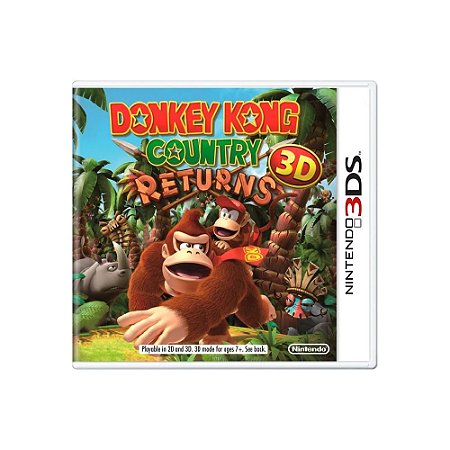 Jogo Donkey Kong Country Returns 3D - 3DS - Usado