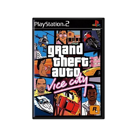 Jogo Grand Theft Auto: Vice City - PS2 - Usado*